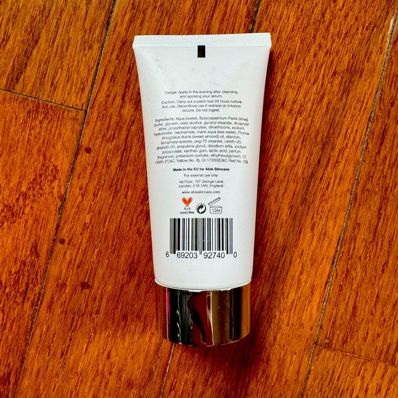 Able Skincare London Retexturing and Resurfacing Duo Night Moisturizer New - Picture 2 of 2